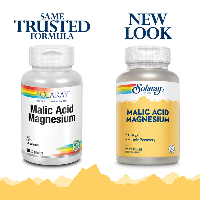 Solaray Malic Acid With Magnesium | 90 CT