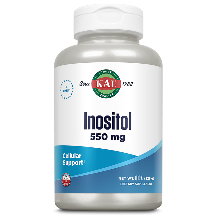 KAL Inositol Powder 550mg | Brain, Nervous System & Mood Support, Healthy Glucose Metabolism