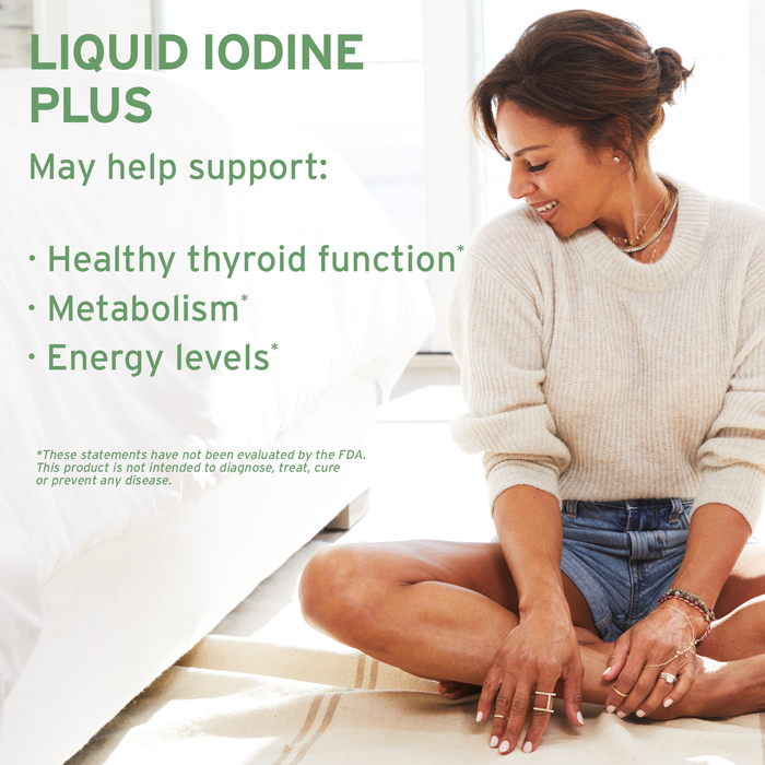 Life-flo Liquid Iodine Plus 150 mcg, Iodine Supplement for Thyroid Support,* Healthy Energy & Metabolism Formula* with Iodine & Potassium Iodide