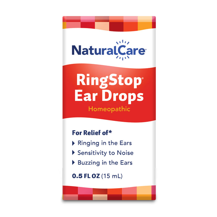 NaturalCare RingStop | Ringing in the Ear Aid | Homeopathic Support For Tinnitus Relief, Ear Noise & Sensitivity to Sound (60 CT)