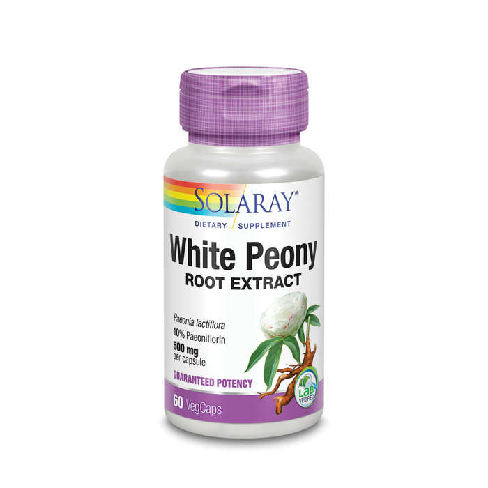 Solaray White Peony Root Extract | 60 VegCaps