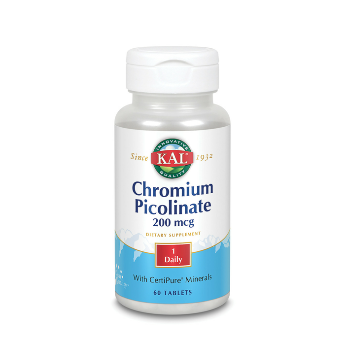 KAL Chromium Picolinate 200mcg | 60ct