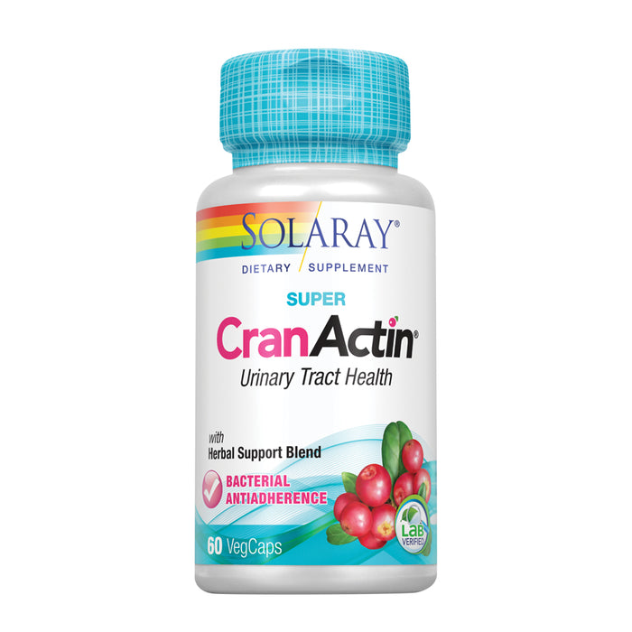 Solaray Super CranActin Cranberry Extract 400mg Healthy Urinary Tract Support With Added Vitamins