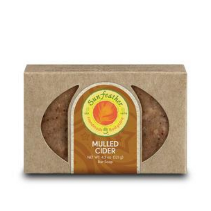 SunFeather Mulled Cider Soap, Bar (Carton) | 4.3oz