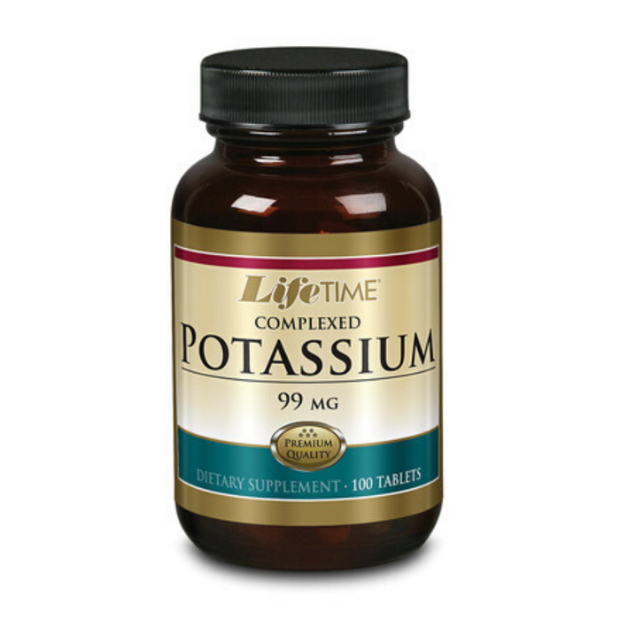 LIFETIME Potassium Complexed, Tablet (Btl-Glass) 99mg | 100ct