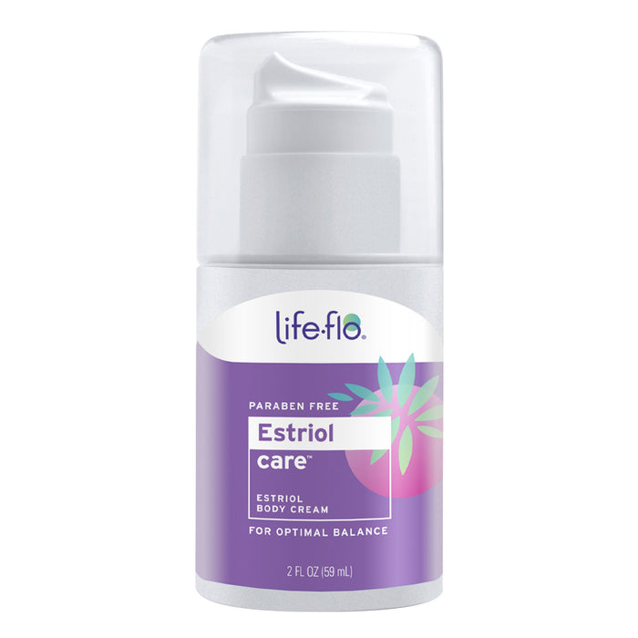 Life-flo Estriol-Care Body Cream, Estrogen Cream for Women, With Estriol USP for a Womans Healthy Balance at Midlife, Convenient Pre-Measured Pump, Paraben Free, Not Tested on Animals, 2oz