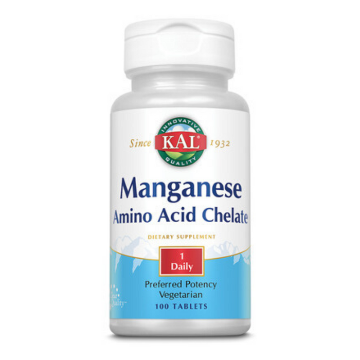 KAL Manganese Chelated 12mg | 100ct