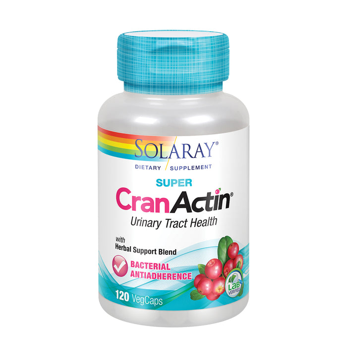 Solaray Super CranActin Cranberry Extract 400mg Healthy Urinary Tract Support With Added Vitamins