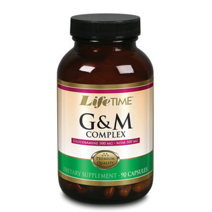 LIFETIME Glucosamine MSM Complex, Capsule (Btl-Glass) 500mg | 90ct