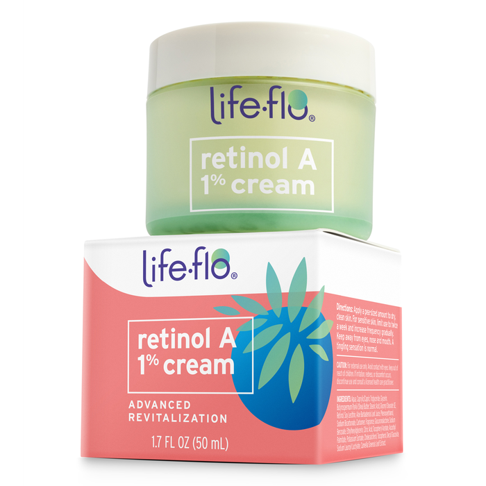 Life-flo Retinol A 1% Advanced Revitalization Cream | Refines Skin & Diminishes Look of Fine Lines & Wrinkles | 1.7oz