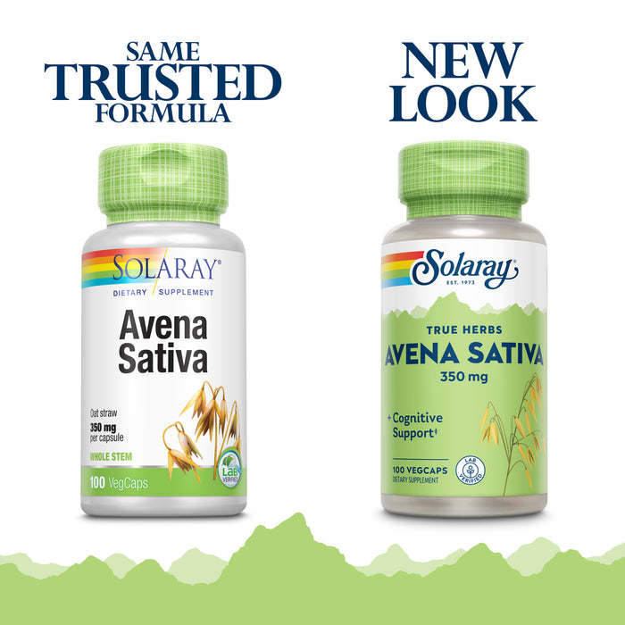 Solaray Avena Sativa, 350 mg | 100 Count