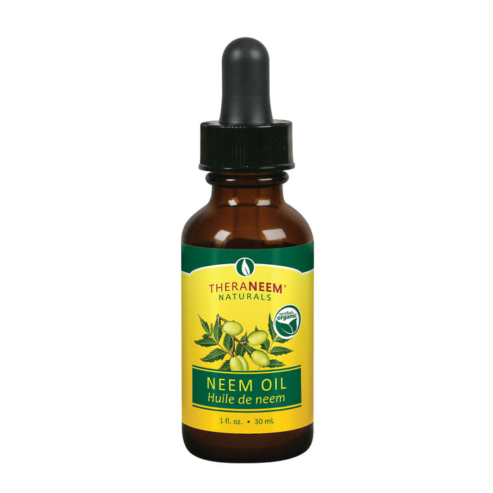 Neem Oil, Pure Cold Pressed : 3: Oil, Fragrance Free (Btl-Glass) 1oz