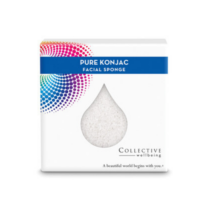 LIFE-FLO Konjac Facial Sponge, Pure (Carton) | 1ea