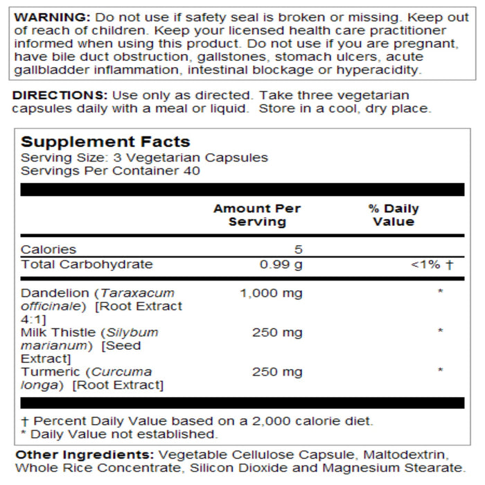 LIFETIME Milk Thistle Blend Liver Cleanse Formula | With Dandelion Root and Turmeric